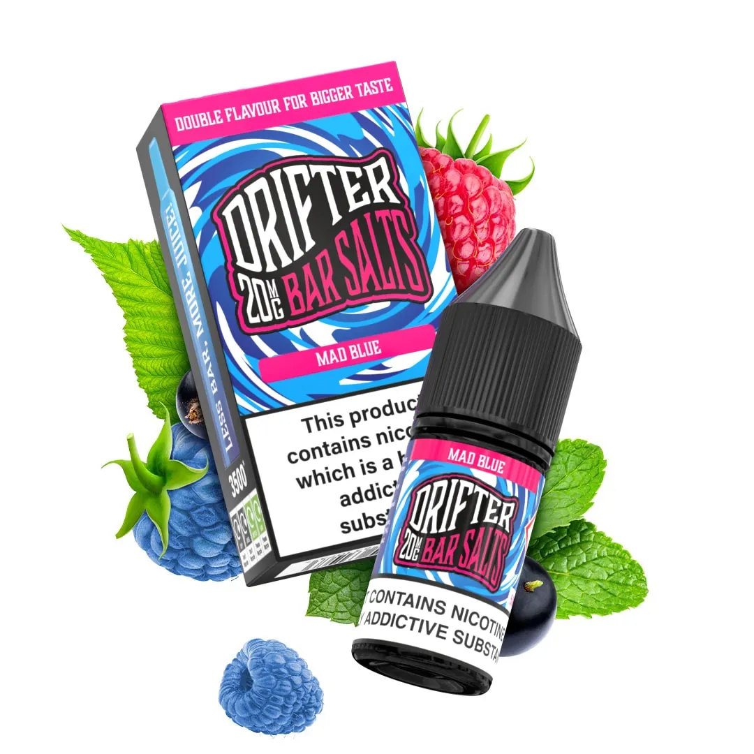Drifter Bar Salts e-liquide mad blue 10ml sels