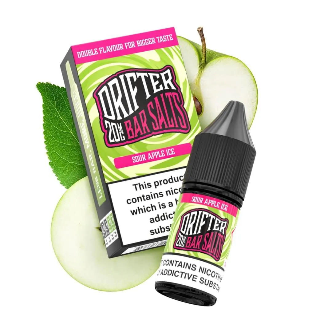 Drifter Bar Salts e-liquide sour apple ice 10ml