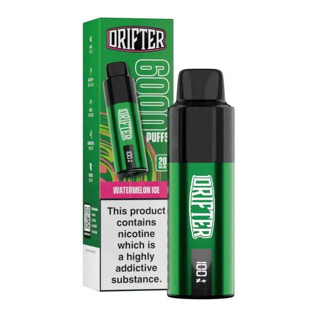 Drifter Bar 6000 Watermelon Ice puff rechargeable 6000 glacé