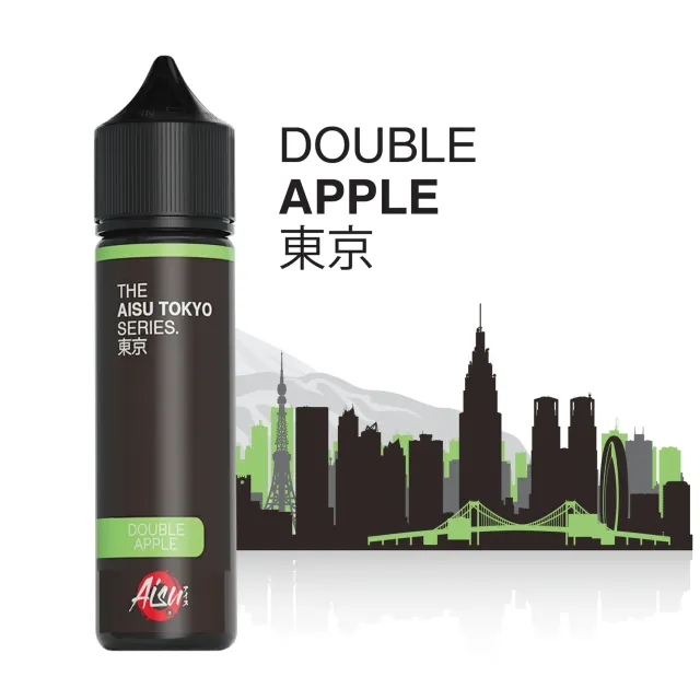 Aisu Tokyo Double Apple e-liquide shortfill 50ml 0mg pomme