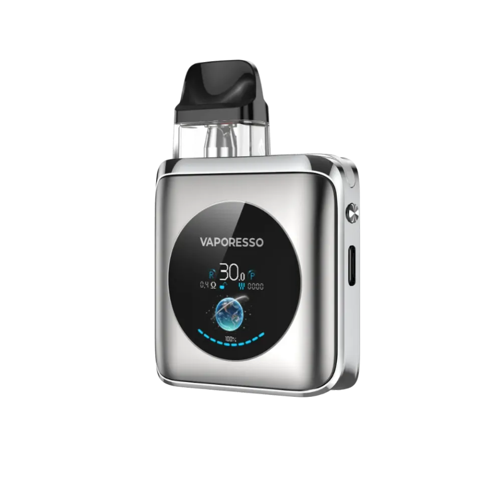Vaporesso Xros 4 Nano pod e-cigarette 3ml argent écran