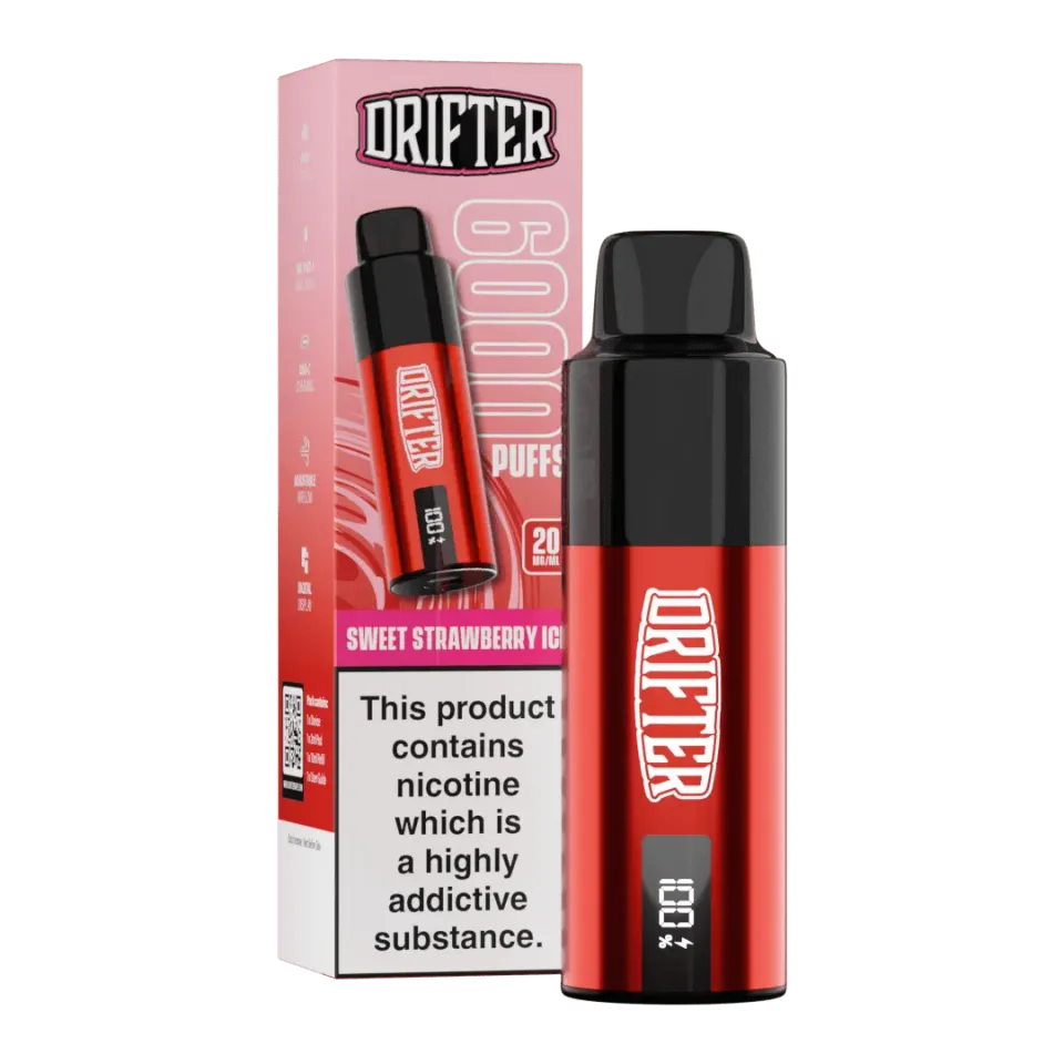 Drifter Bar 6000 Sweet Strawberry Ice puff 6000 bouffées
