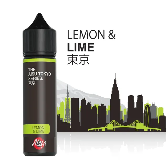 Aisu Tokyo Lemon & Lime e-liquide shortfill 50ml 0mg agrumes