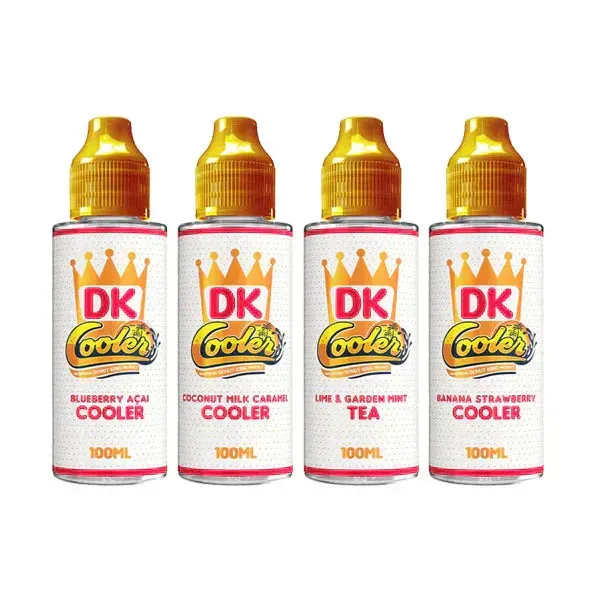 Donut King Cooler Banana Strawberry e-liquide 100ml 0mg frais