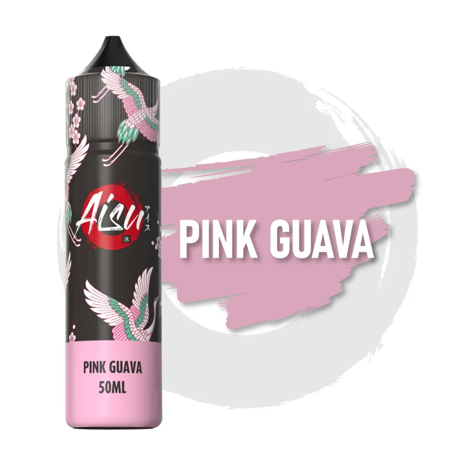 Aisu Pink Guava e-liquide 50ml 0mg goyave givrée