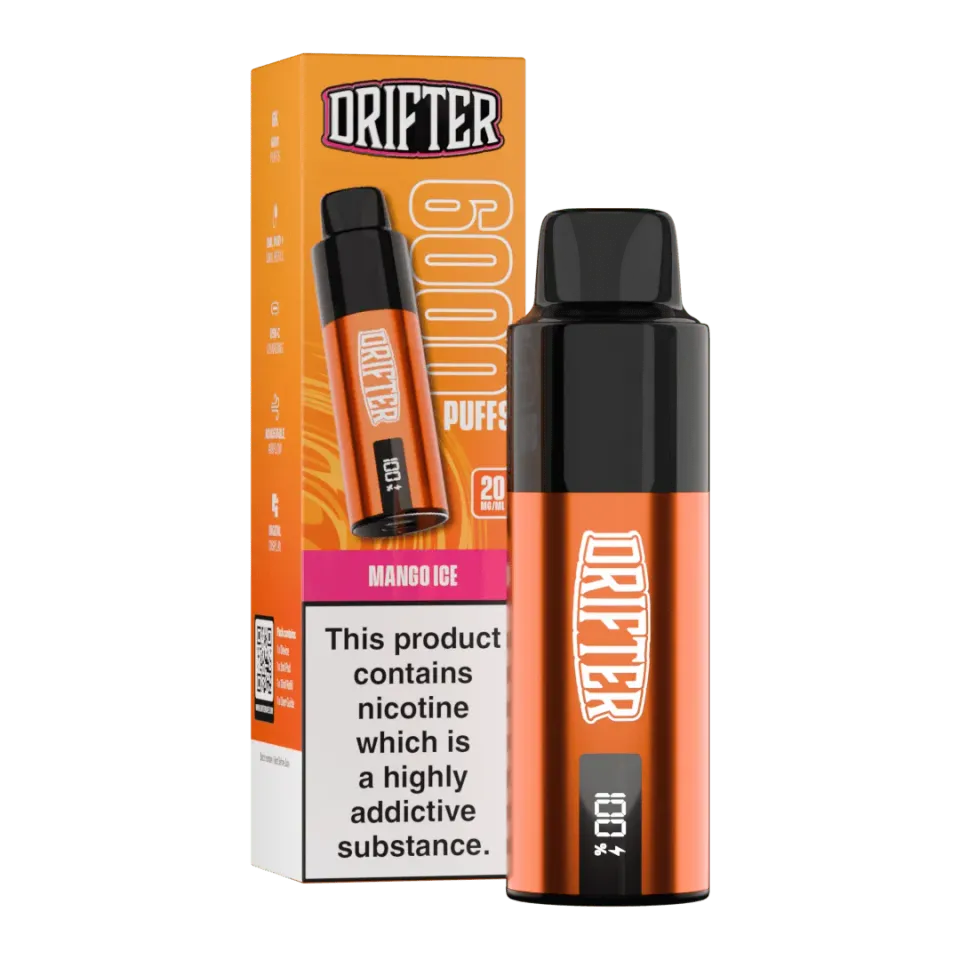 Drifter Bar 6000 Mango Ice puff 6000 bouffées