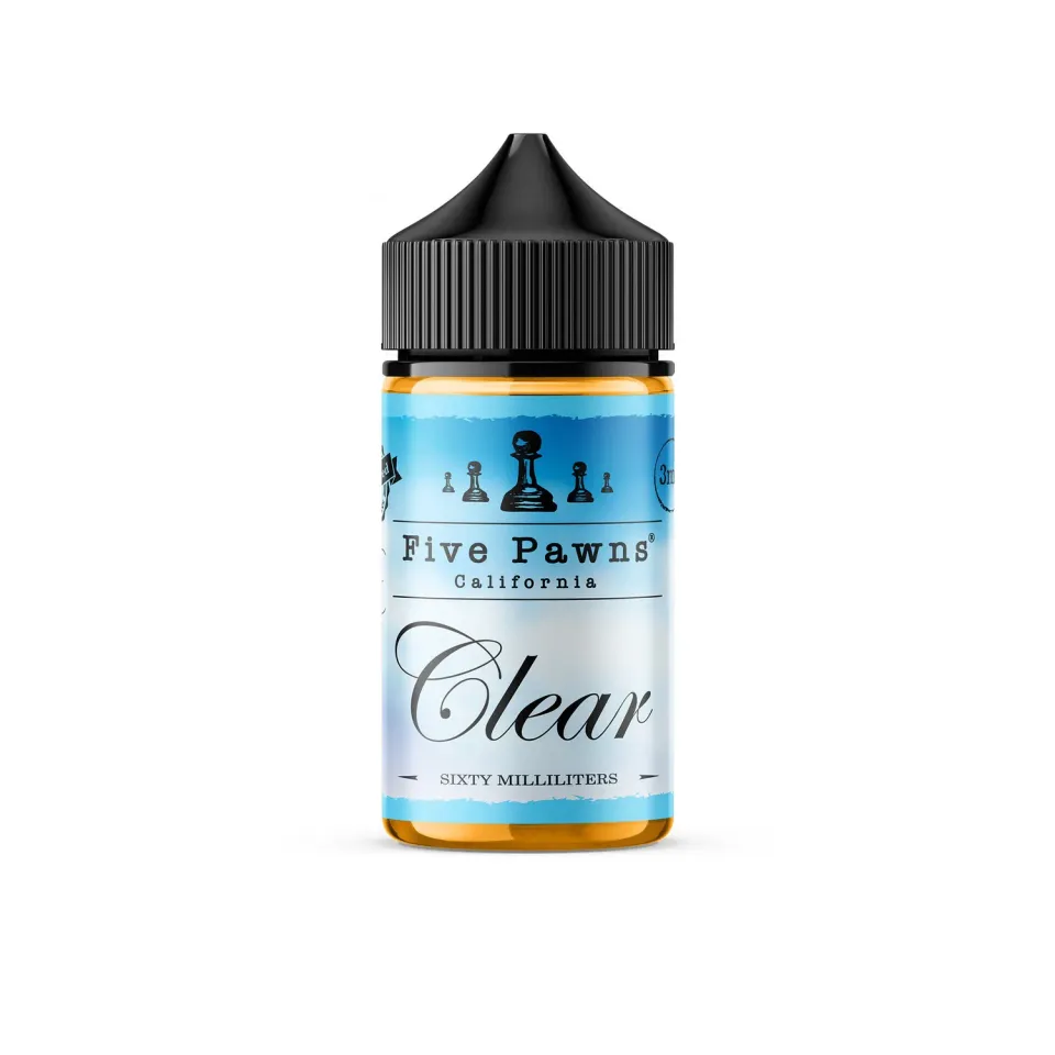 Five Pawns Clear Original e-liquide sans arôme 60ml 3mg