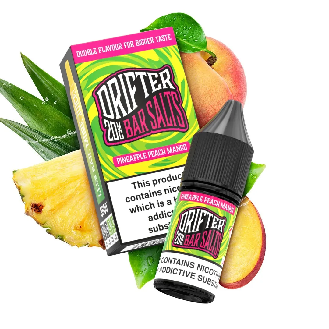 Drifter Bar Salts Pineapple Peach Mango e-liquide 10ml 20mg fruité