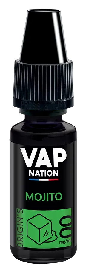 Vap Nation Origin's E-liquide Mojito Citron Vert