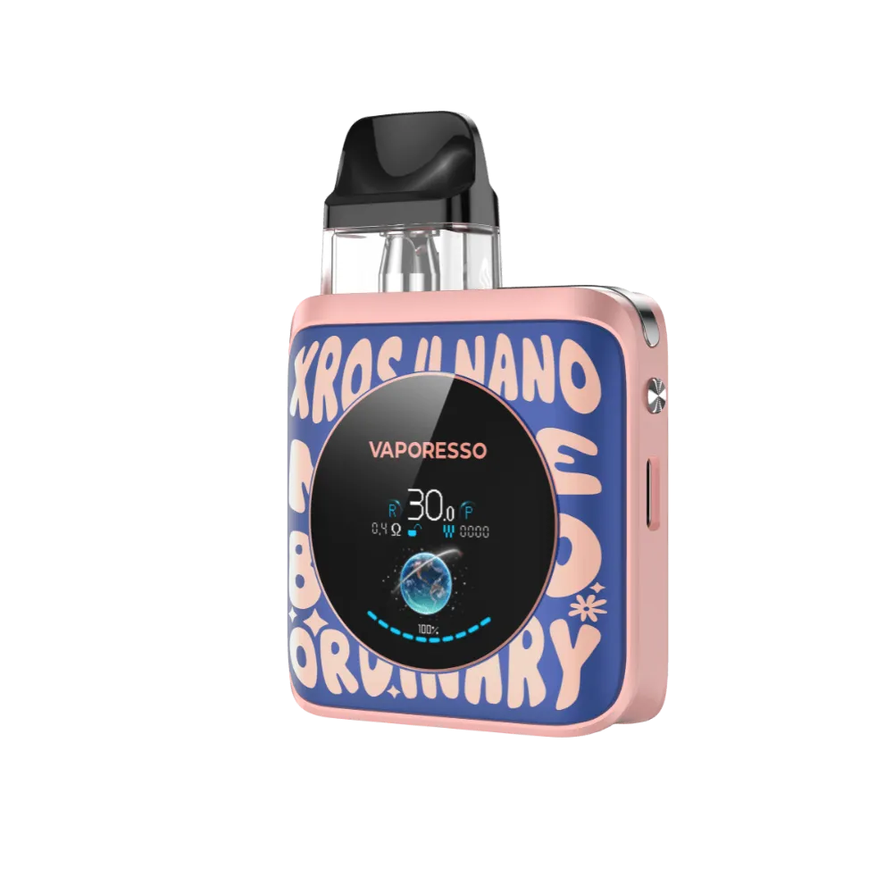 Vaporesso Xros 4 Nano pod e-cigarette 3ml argent écran