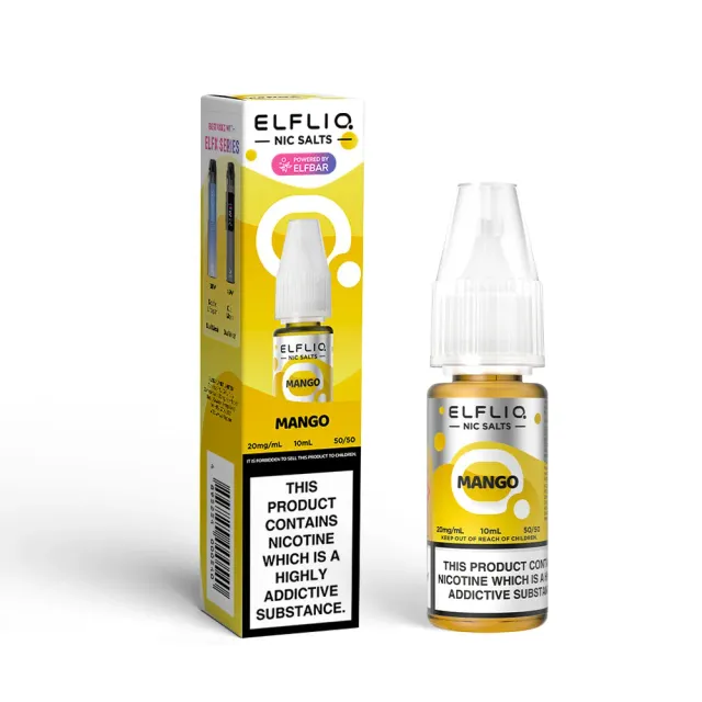 Elf Bar ElfLiq Mango sel de nicotine 10ml 10mg mangue