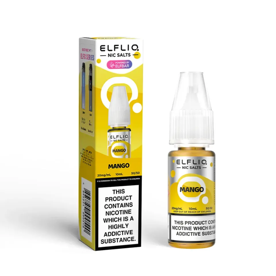 Elf Bar ElfLiq Mango sel de nicotine 10ml 10mg mangue