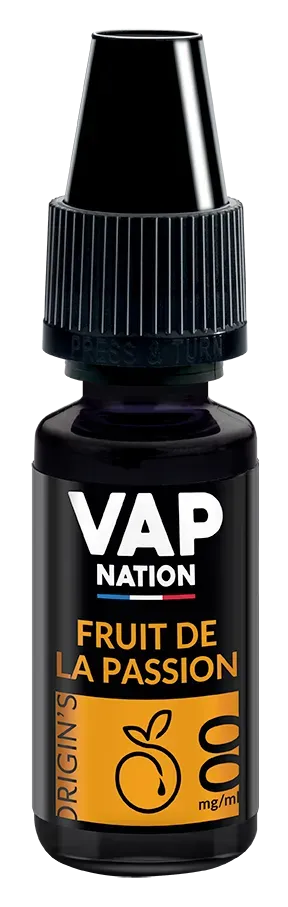 Vap Nation Origin's Fruit de la Passion e-liquide exotique
