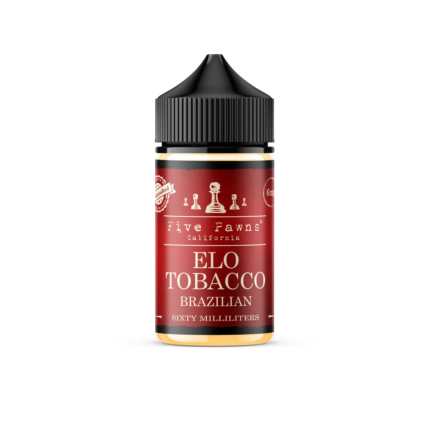 Five Pawns Elo Tobacco e-liquide 60ml 0mg tabac brésilien