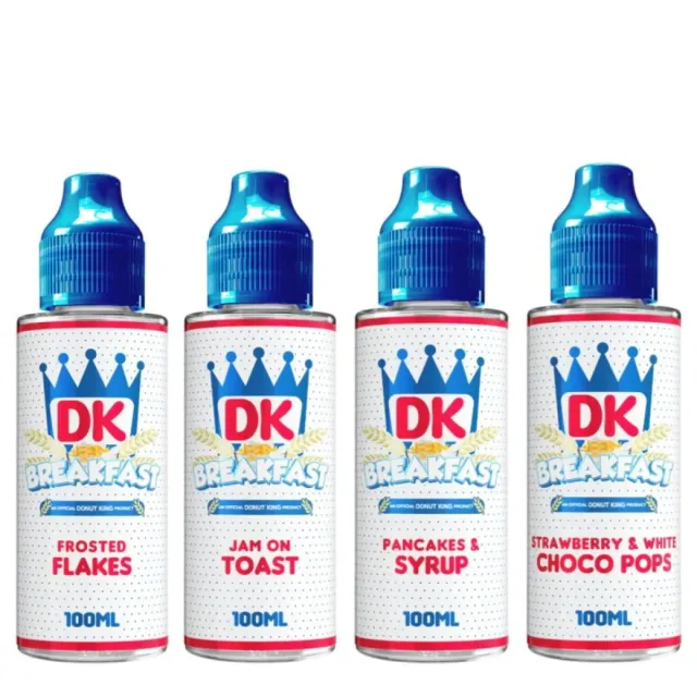 Donut King Breakfast e-liquide 100ml 0mg Choco Pops