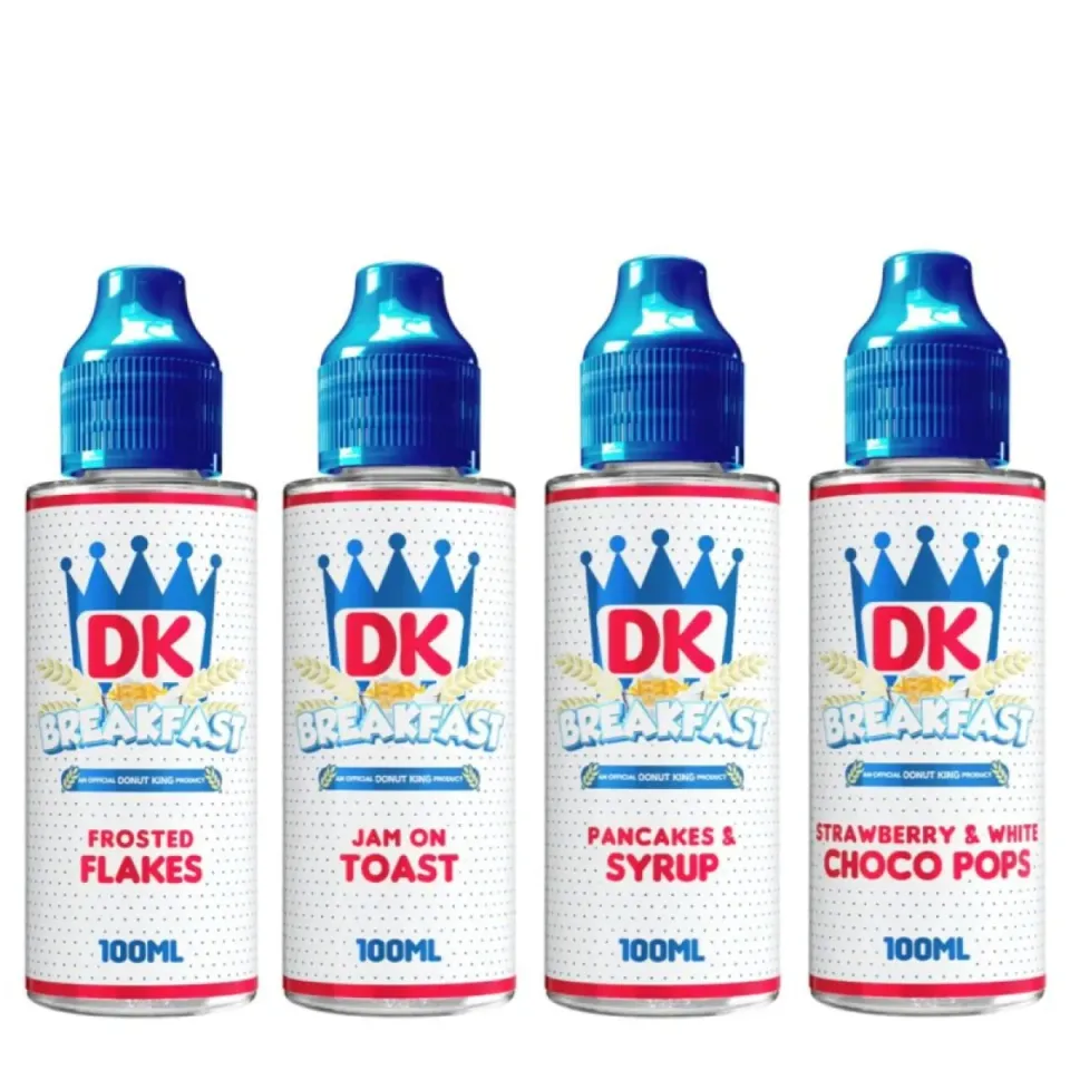 Donut King Breakfast e-liquide 100ml 0mg Choco Pops