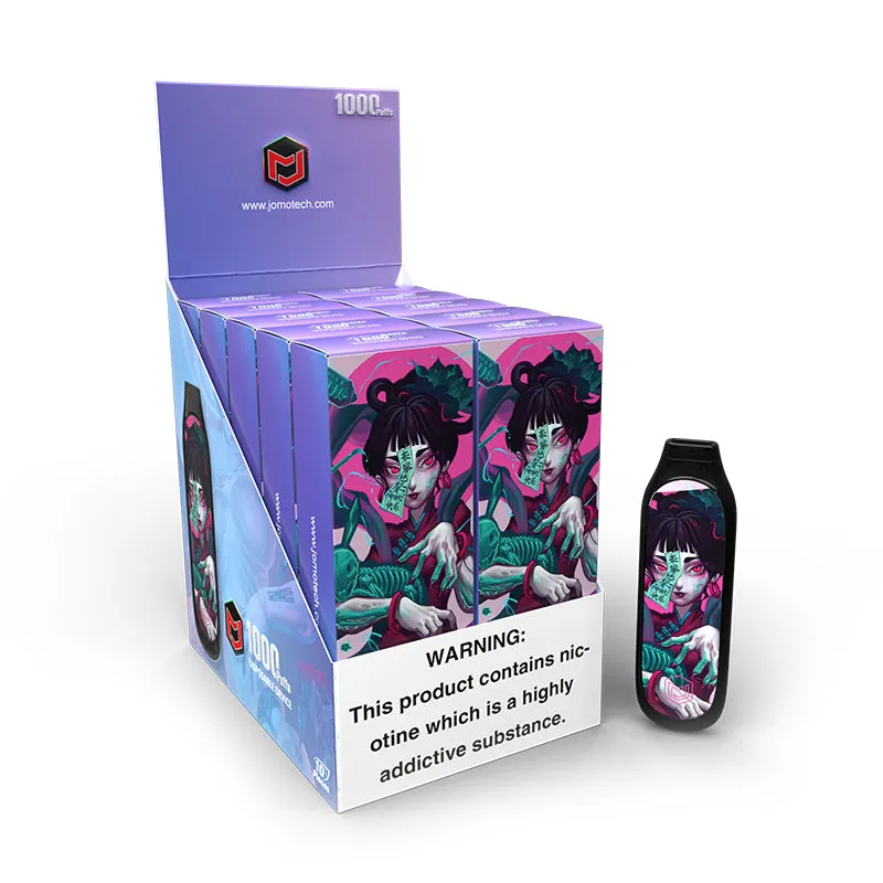 JomoTech W5 pod énergie caféine 1000 puff sans nicotine