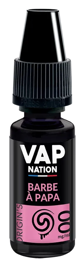 Vap Nation Origin's E-liquide Barbe à Papa Gourmand