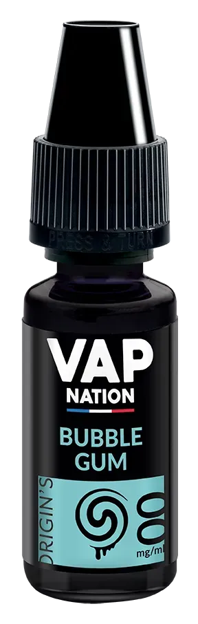 Vap Nation Origin's Bubble Gum e-liquide bonbon