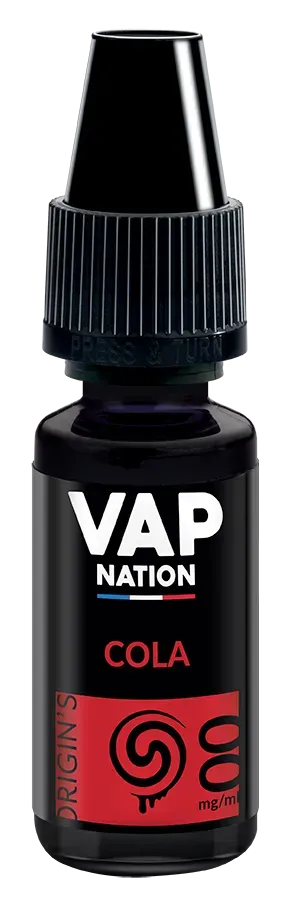 Vap Nation Origin's Cola e-liquide pétillant