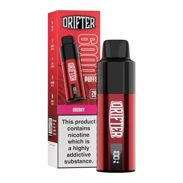 Drifter Bar 6000 puff rechargeable Cherry cerise 6000