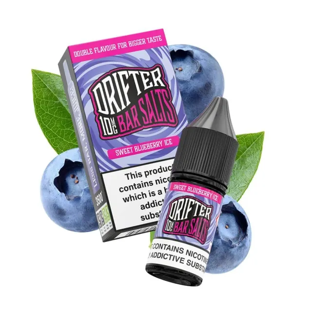 Drifter Bar Salts Sweet Blueberry Ice e-liquide 10ml 20mg