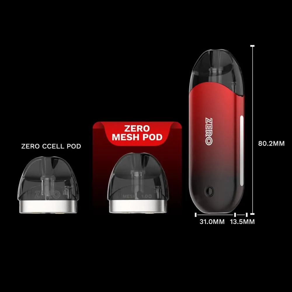 Vaporesso ZERO Cartouche 2ml 1.0ohm Mesh x2 céramique pure
