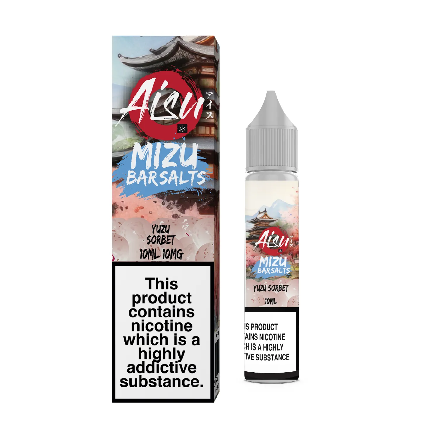 Aisu Mizu Yuzu sel de nicotine 10ml 10mg agrume