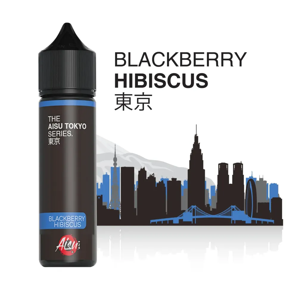 Aisu Tokyo Blackberry Hibiscus e-liquide 0mg 50ml