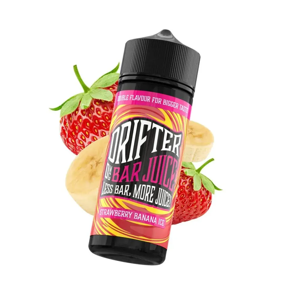 Drifter Bar Juice Strawberry Banana Ice e-liquide 120ml frais